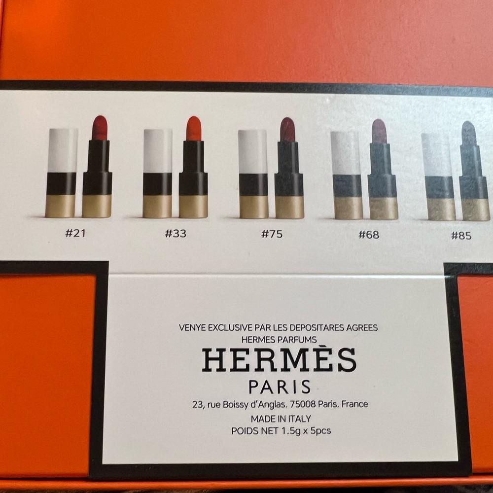 Hermès Lipstick Set